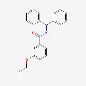 molecular formula C23H21NO2 B5027246 3-(allyloxy)-N-(diphenylmethyl)benzamide 