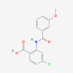 4-chloro-2-[(3-methoxybenzoyl)amino]benzoic acid