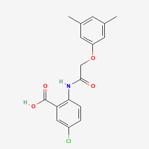 5-chloro-2-{[(3,5-dimethylphenoxy)acetyl]amino}benzoic acid