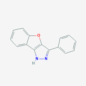 molecular formula C15H10N2O B502738 3-苯基-1H-苯并呋喃[3,2-c]吡唑 CAS No. 34823-86-4