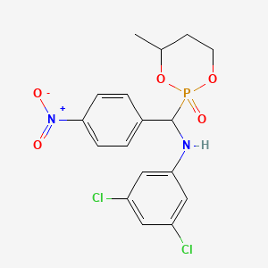 (3,5-dichlorophenyl)[(4-methyl-2-oxido-1,3,2-dioxaphosphinan-2-yl)(4-nitrophenyl)methyl]amine