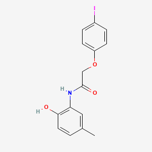 N-(2-hydroxy-5-methylphenyl)-2-(4-iodophenoxy)acetamide