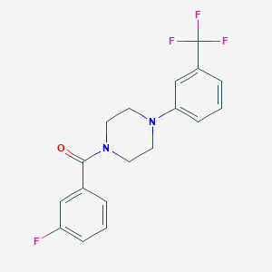 1-(3-Fluorobenzoyl)-4-[3-(trifluoromethyl)phenyl]piperazine