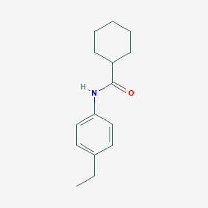 molecular formula C15H21NO B502761 N-(4-ethylphenyl)cyclohexanecarboxamide 