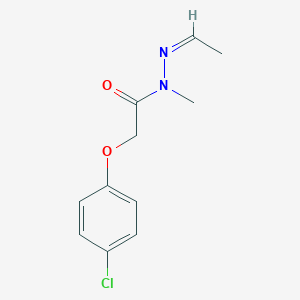 2-(4-chlorophenoxy)-N'-ethylidene-N-methylacetohydrazide
