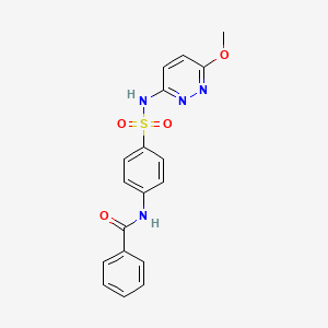 N-(4-{[(6-methoxy-3-pyridazinyl)amino]sulfonyl}phenyl)benzamide