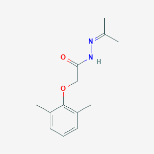 molecular formula C13H18N2O2 B502764 2-(2,6-dimethylphenoxy)-N'-(1-methylethylidene)acetohydrazide 