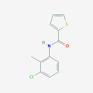 molecular formula C12H10ClNOS B502766 N-(3-chloro-2-methylphenyl)thiophene-2-carboxamide 
