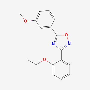 3-(2-ethoxyphenyl)-5-(3-methoxyphenyl)-1,2,4-oxadiazole