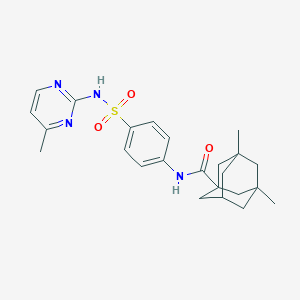 3,5-dimethyl-N-(4-{[(4-methyl-2-pyrimidinyl)amino]sulfonyl}phenyl)-1-adamantanecarboxamide