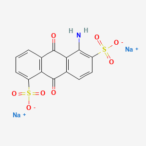 molecular formula C14H7NNa2O8S2 B5027875 disodium 5-amino-9,10-dioxo-9,10-dihydro-1,6-anthracenedisulfonate 