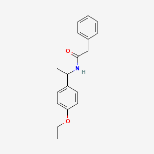 N-[1-(4-ethoxyphenyl)ethyl]-2-phenylacetamide