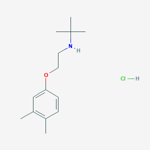 N-[2-(3,4-dimethylphenoxy)ethyl]-2-methyl-2-propanamine hydrochloride