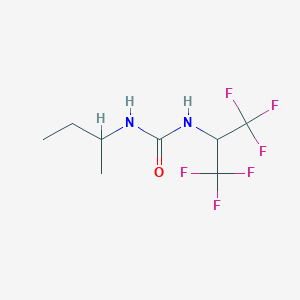 N-(sec-butyl)-N'-[2,2,2-trifluoro-1-(trifluoromethyl)ethyl]urea