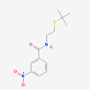 N-[2-(tert-butylthio)ethyl]-3-nitrobenzamide