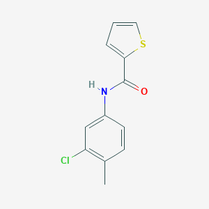N-(3-chloro-4-methylphenyl)thiophene-2-carboxamide