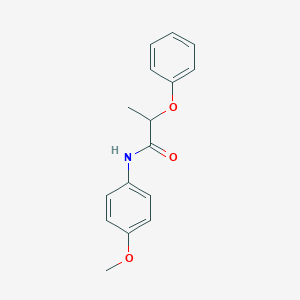 molecular formula C16H17NO3 B502804 N-(4-methoxyphenyl)-2-phenoxypropanamide CAS No. 304690-04-8