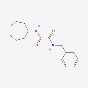 molecular formula C16H22N2O2 B5028054 N-benzyl-N'-cycloheptylethanediamide 