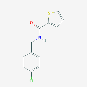 N-[(4-chlorophenyl)methyl]thiophene-2-carboxamide