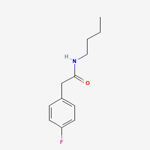 molecular formula C12H16FNO B5028128 N-butyl-2-(4-fluorophenyl)acetamide 