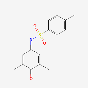 molecular formula C15H15NO3S B5028182 N-(3,5-dimethyl-4-oxo-2,5-cyclohexadien-1-ylidene)-4-methylbenzenesulfonamide 