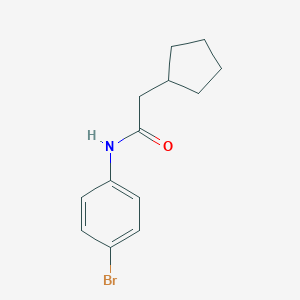 molecular formula C13H16BrNO B502828 N-(4-bromophenyl)-2-cyclopentylacetamide CAS No. 849142-69-4