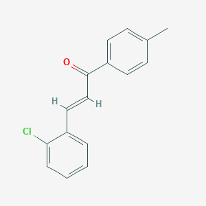 molecular formula C16H13ClO B502834 3-(2-氯苯基)-1-(4-甲基苯基)-2-丙烯-1-酮 CAS No. 38018-63-2
