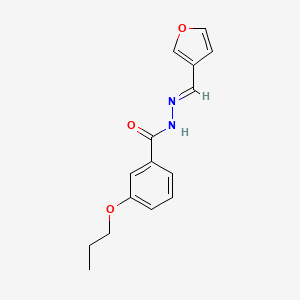 N'-(3-furylmethylene)-3-propoxybenzohydrazide