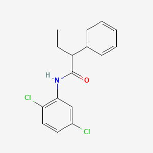 molecular formula C16H15Cl2NO B5028397 N-(2,5-dichlorophenyl)-2-phenylbutanamide 