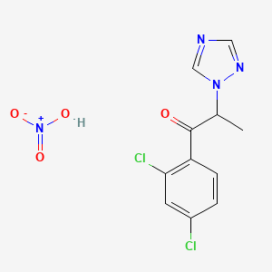 1-(2,4-dichlorophenyl)-2-(1H-1,2,4-triazol-1-yl)-1-propanone nitrate