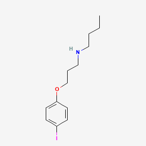 N-[3-(4-iodophenoxy)propyl]-1-butanamine