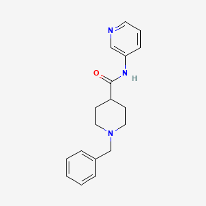 molecular formula C18H21N3O B5028564 1-benzyl-N-3-pyridinyl-4-piperidinecarboxamide 