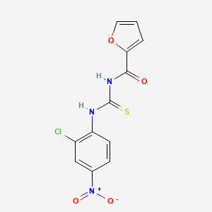 N-{[(2-chloro-4-nitrophenyl)amino]carbonothioyl}-2-furamide