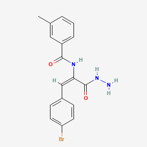 N-[2-(4-bromophenyl)-1-(hydrazinocarbonyl)vinyl]-3-methylbenzamide