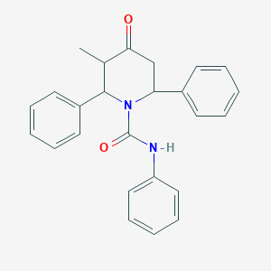 molecular formula C25H24N2O2 B502873 3-methyl-4-oxo-N,2,6-triphenyl-1-piperidinecarboxamide 