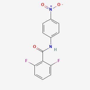 molecular formula C13H8F2N2O3 B5028774 2,6-difluoro-N-(4-nitrophenyl)benzamide 