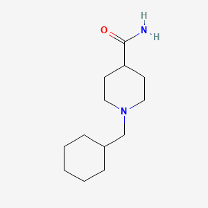 molecular formula C13H24N2O B5028795 1-(cyclohexylmethyl)-4-piperidinecarboxamide CAS No. 148703-18-8