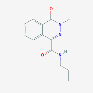 molecular formula C13H13N3O2 B5028801 N-allyl-3-methyl-4-oxo-3,4-dihydro-1-phthalazinecarboxamide 