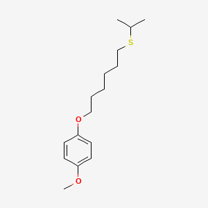 1-{[6-(isopropylthio)hexyl]oxy}-4-methoxybenzene