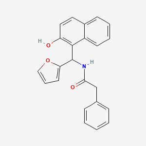 molecular formula C23H19NO3 B5029173 N-[2-furyl(2-hydroxy-1-naphthyl)methyl]-2-phenylacetamide 