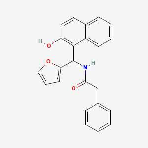 N-[2-furyl(2-hydroxy-1-naphthyl)methyl]-2-phenylacetamide