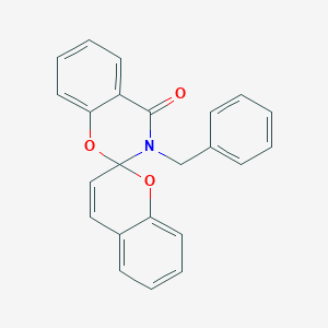 molecular formula C23H17NO3 B5029241 3-benzylspiro[1,3-benzoxazine-2,2'-chromen]-4(3H)-one 