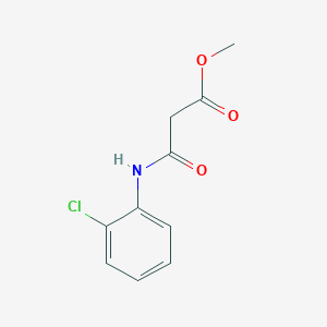 molecular formula C10H10ClNO3 B5029264 methyl 3-[(2-chlorophenyl)amino]-3-oxopropanoate 