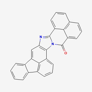 molecular formula C28H14N2O B5029277 7H-benzo[de]fluorantheno[2',3':4,5]imidazo[2,1-a]isoquinolin-7-one 