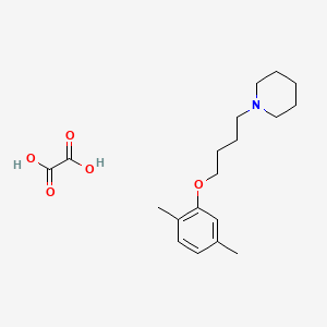 molecular formula C19H29NO5 B5029323 1-[4-(2,5-dimethylphenoxy)butyl]piperidine oxalate 