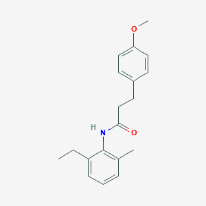 molecular formula C19H23NO2 B502936 N-(2-ethyl-6-methylphenyl)-3-(4-methoxyphenyl)propanamide 