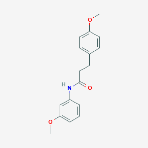 molecular formula C17H19NO3 B502938 N-(3-methoxyphenyl)-3-(4-methoxyphenyl)propanamide 