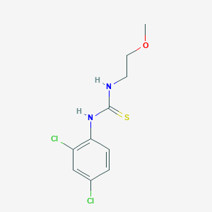 molecular formula C10H12Cl2N2OS B5029407 N-(2,4-dichlorophenyl)-N'-(2-methoxyethyl)thiourea 