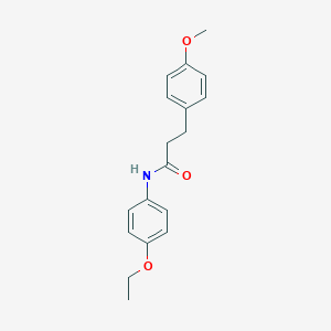 molecular formula C18H21NO3 B502944 N-(4-ethoxyphenyl)-3-(4-methoxyphenyl)propanamide 