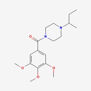 1-sec-butyl-4-(3,4,5-trimethoxybenzoyl)piperazine
